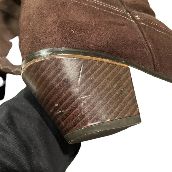 Arizona brown cow girl boots size 8 - Picture 10 of 12